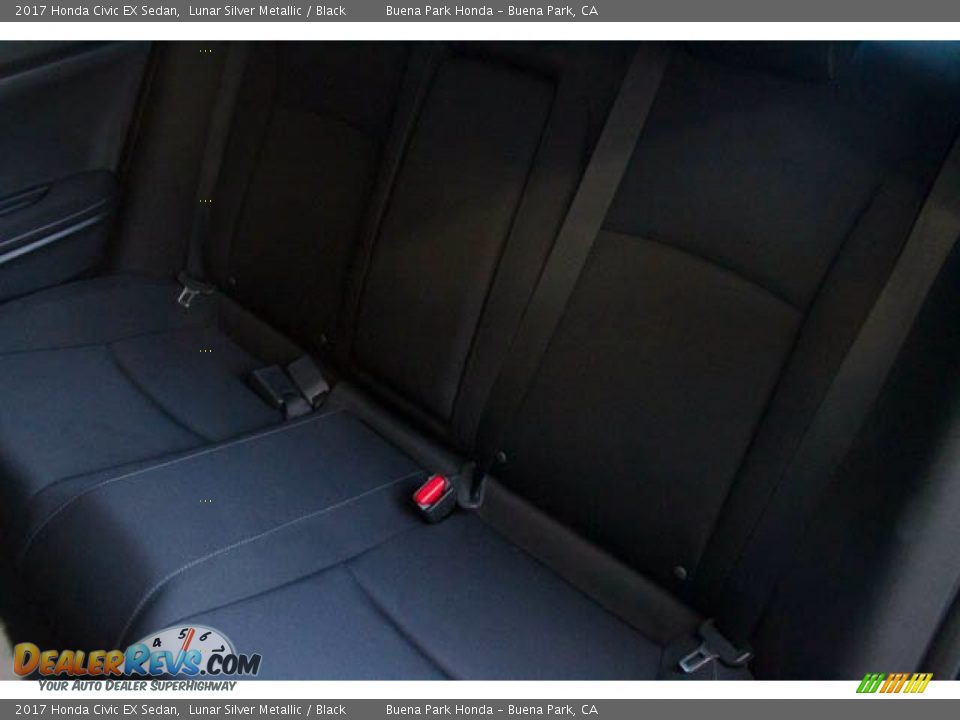 2017 Honda Civic EX Sedan Lunar Silver Metallic / Black Photo #22
