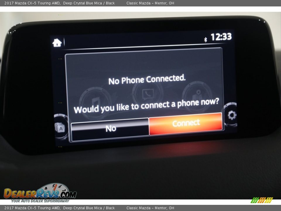 2017 Mazda CX-5 Touring AWD Deep Crystal Blue Mica / Black Photo #10