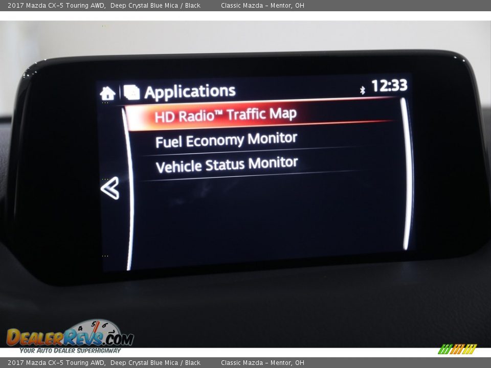 2017 Mazda CX-5 Touring AWD Deep Crystal Blue Mica / Black Photo #11
