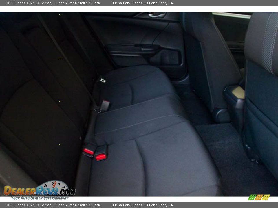 2017 Honda Civic EX Sedan Lunar Silver Metallic / Black Photo #24
