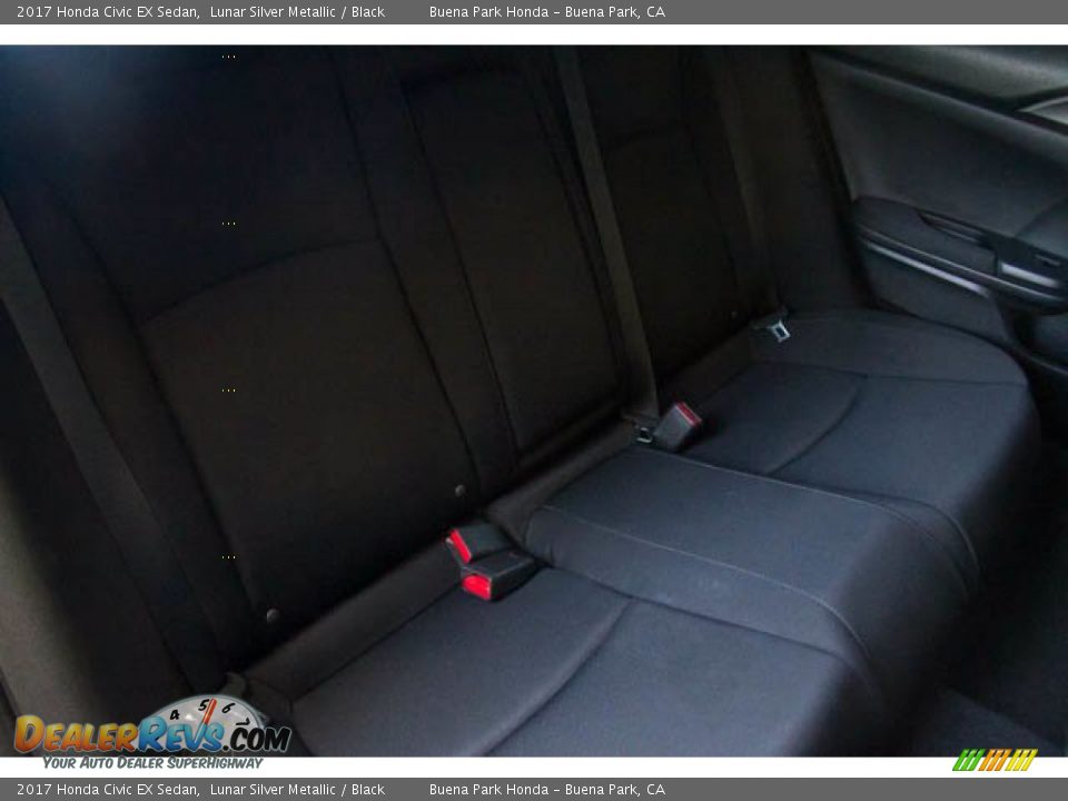 2017 Honda Civic EX Sedan Lunar Silver Metallic / Black Photo #25