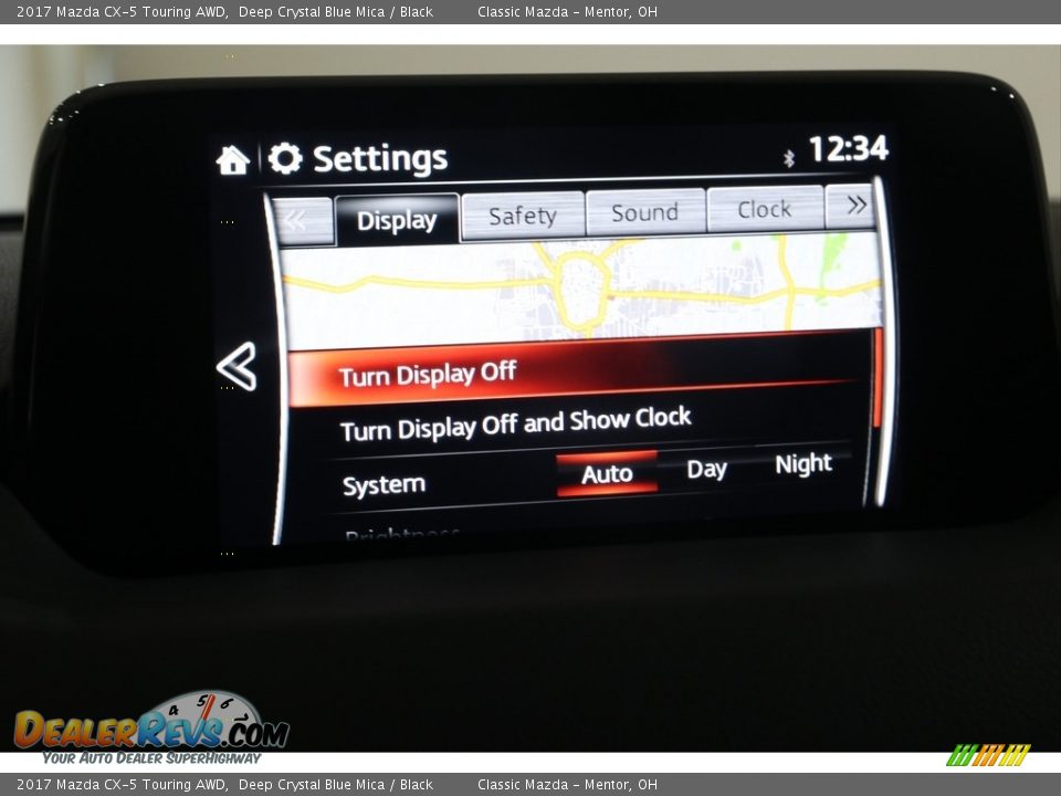 2017 Mazda CX-5 Touring AWD Deep Crystal Blue Mica / Black Photo #14