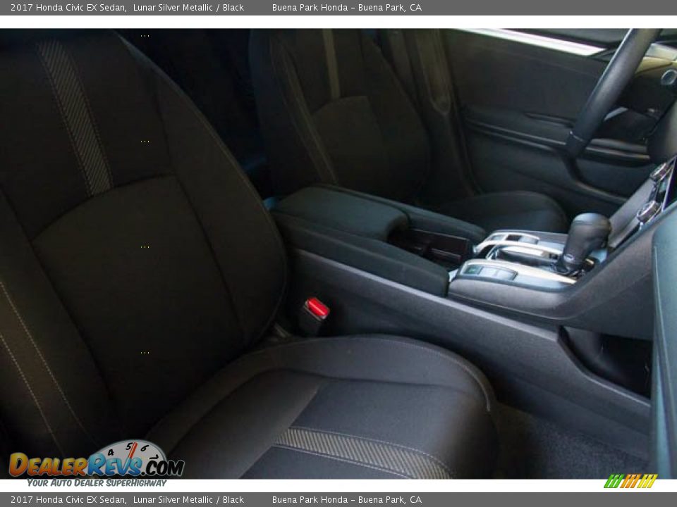 2017 Honda Civic EX Sedan Lunar Silver Metallic / Black Photo #27