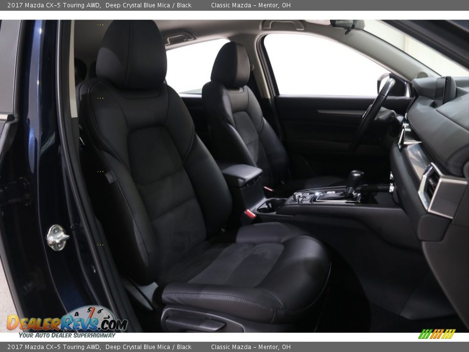 2017 Mazda CX-5 Touring AWD Deep Crystal Blue Mica / Black Photo #17