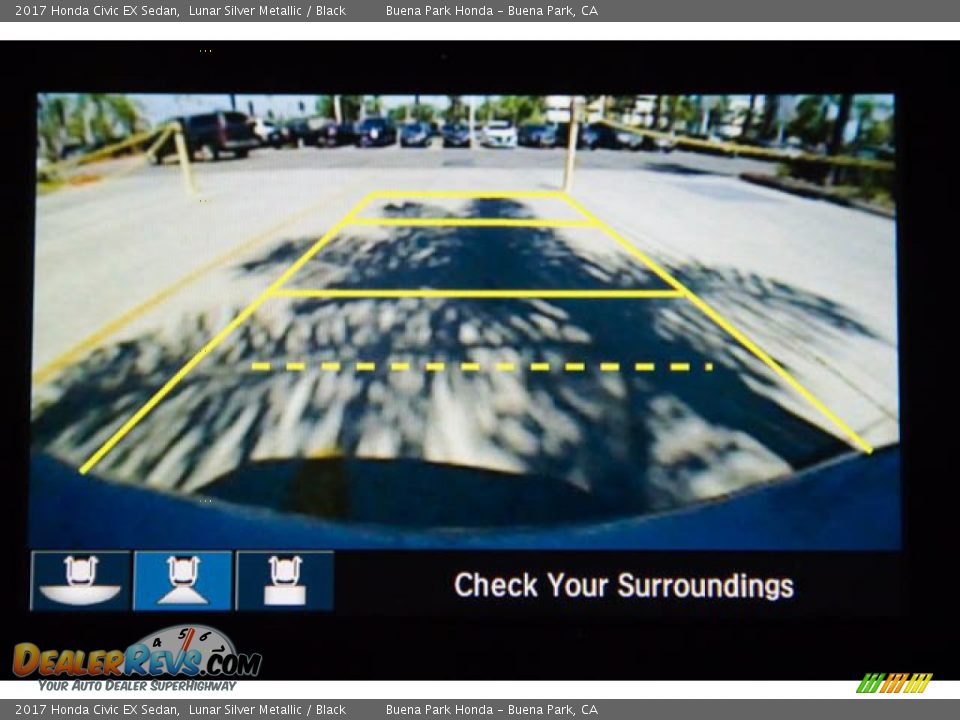 2017 Honda Civic EX Sedan Lunar Silver Metallic / Black Photo #29