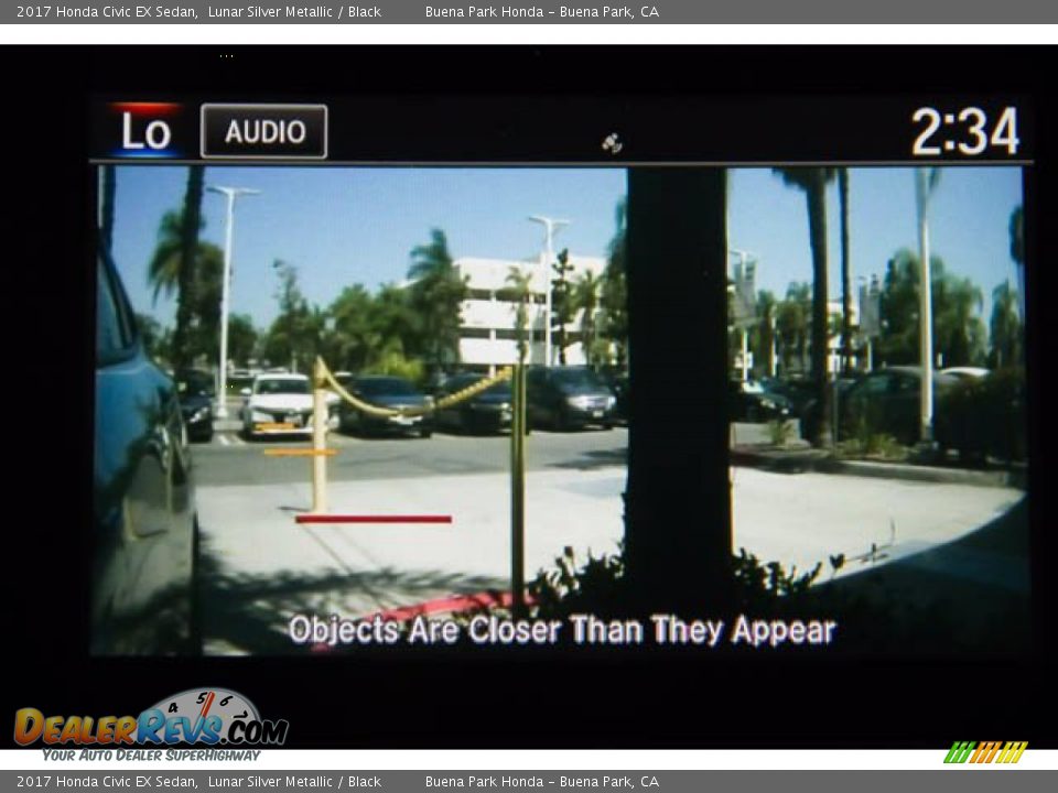 2017 Honda Civic EX Sedan Lunar Silver Metallic / Black Photo #30