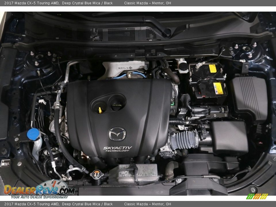 2017 Mazda CX-5 Touring AWD Deep Crystal Blue Mica / Black Photo #21