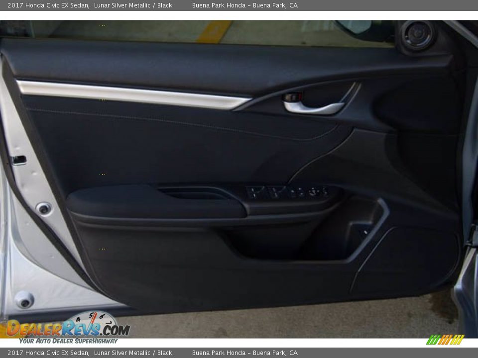 2017 Honda Civic EX Sedan Lunar Silver Metallic / Black Photo #32