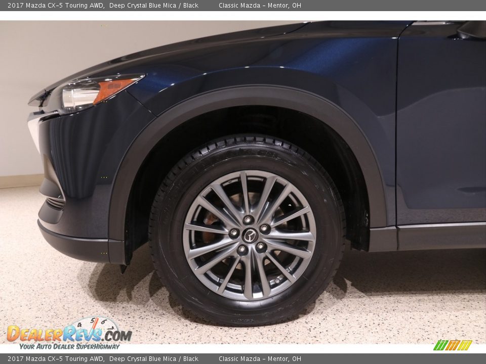 2017 Mazda CX-5 Touring AWD Deep Crystal Blue Mica / Black Photo #22