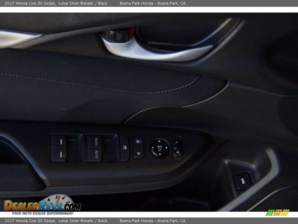 2017 Honda Civic EX Sedan Lunar Silver Metallic / Black Photo #33