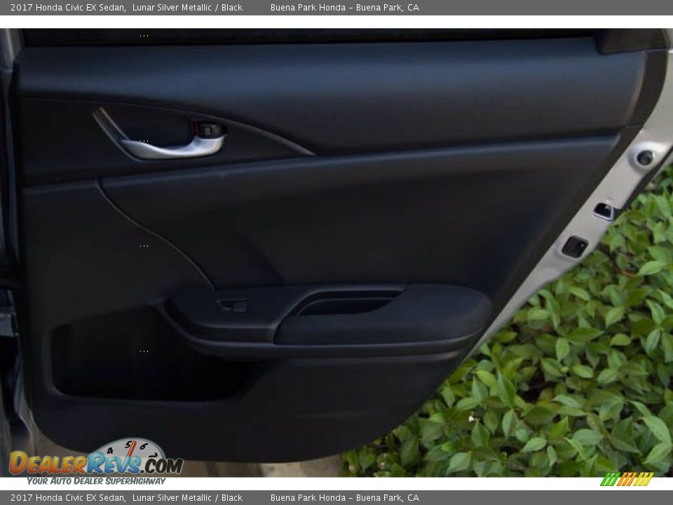 2017 Honda Civic EX Sedan Lunar Silver Metallic / Black Photo #35