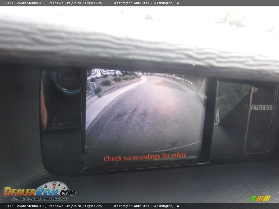 2014 Toyota Sienna XLE Predawn Gray Mica / Light Gray Photo #5