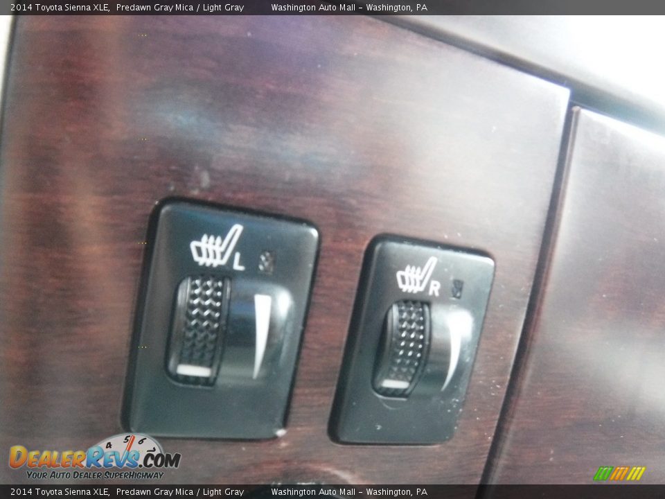 2014 Toyota Sienna XLE Predawn Gray Mica / Light Gray Photo #6