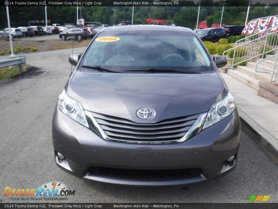 2014 Toyota Sienna XLE Predawn Gray Mica / Light Gray Photo #10