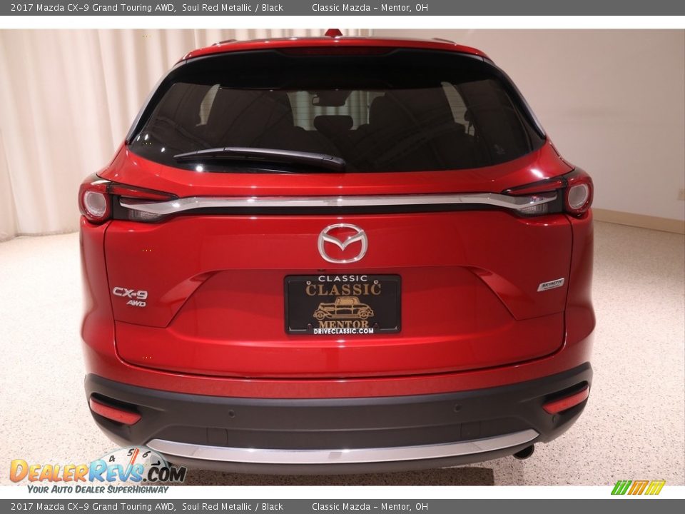2017 Mazda CX-9 Grand Touring AWD Soul Red Metallic / Black Photo #23