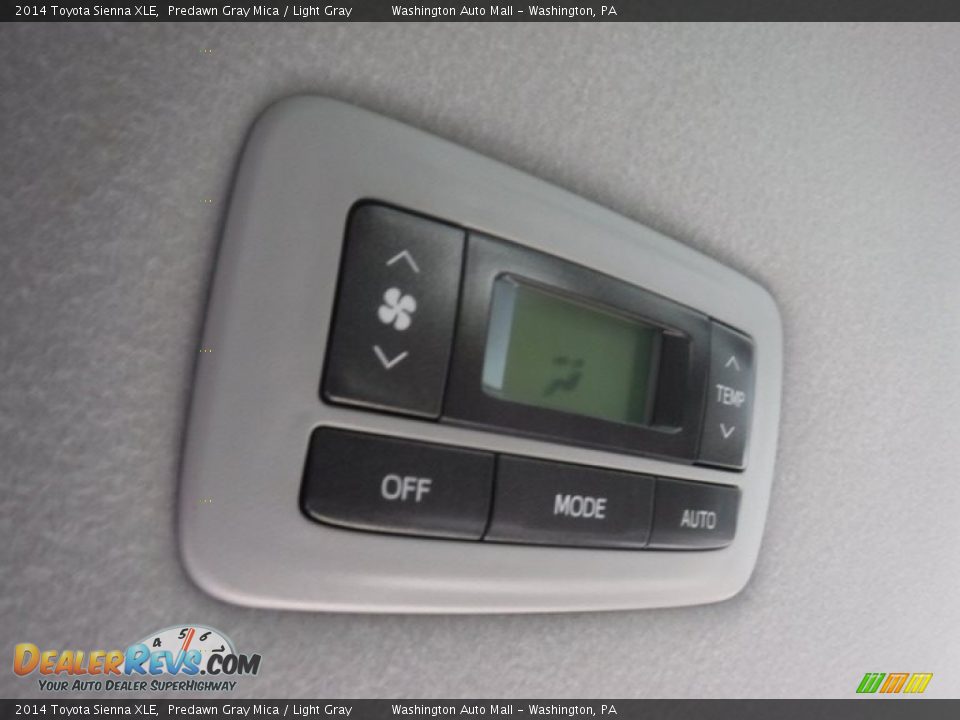 2014 Toyota Sienna XLE Predawn Gray Mica / Light Gray Photo #23