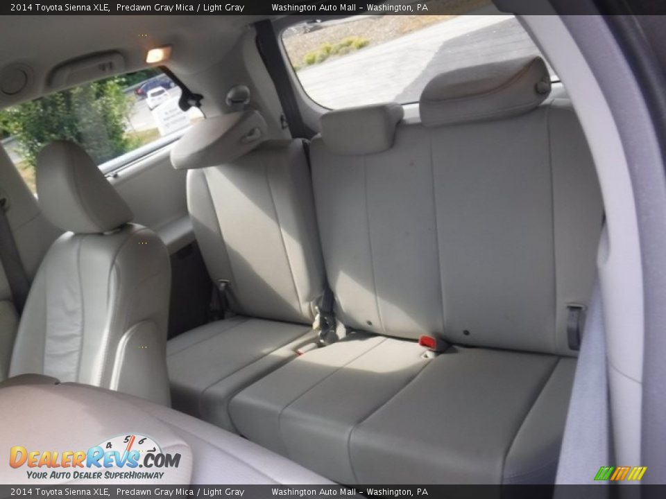 2014 Toyota Sienna XLE Predawn Gray Mica / Light Gray Photo #24