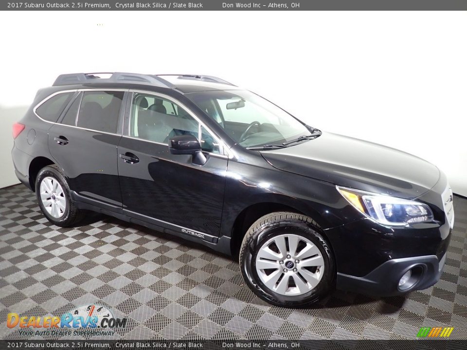 2017 Subaru Outback 2.5i Premium Crystal Black Silica / Slate Black Photo #2