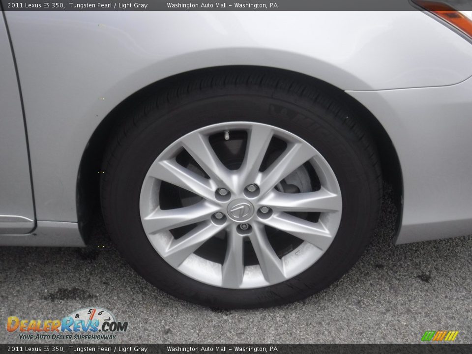 2011 Lexus ES 350 Tungsten Pearl / Light Gray Photo #11