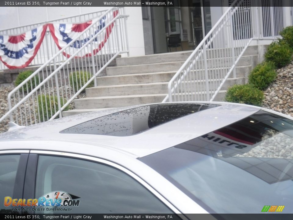 2011 Lexus ES 350 Tungsten Pearl / Light Gray Photo #12
