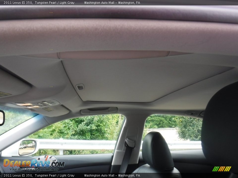 2011 Lexus ES 350 Tungsten Pearl / Light Gray Photo #19
