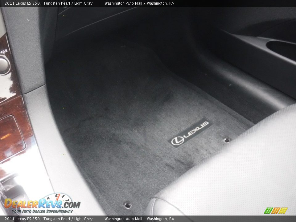2011 Lexus ES 350 Tungsten Pearl / Light Gray Photo #28