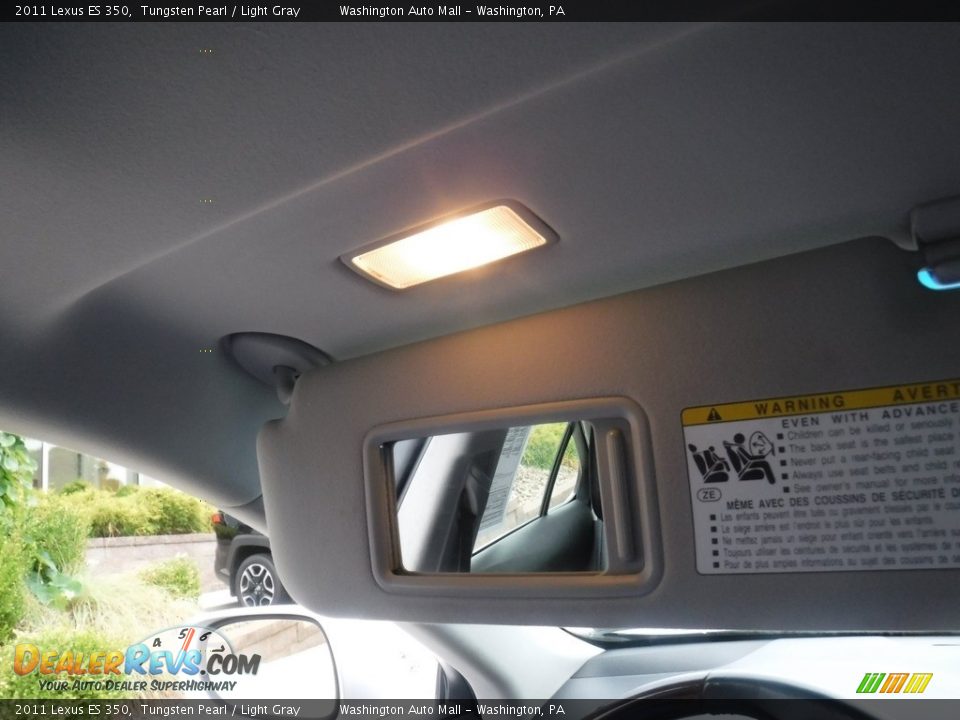 2011 Lexus ES 350 Tungsten Pearl / Light Gray Photo #31