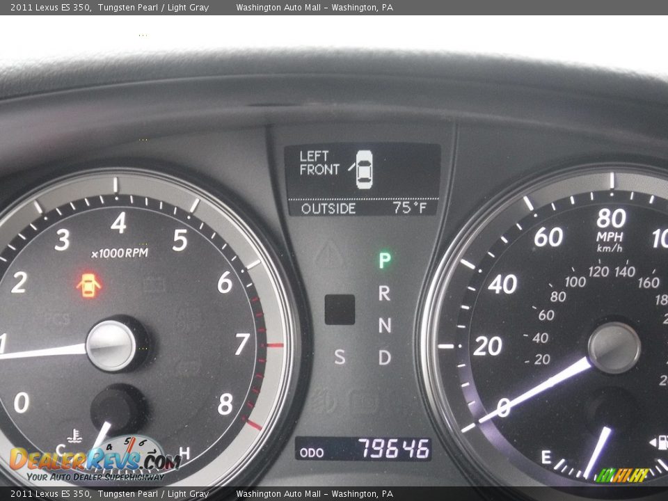 2011 Lexus ES 350 Tungsten Pearl / Light Gray Photo #35