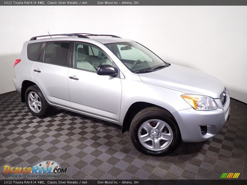 2012 Toyota RAV4 I4 4WD Classic Silver Metallic / Ash Photo #2