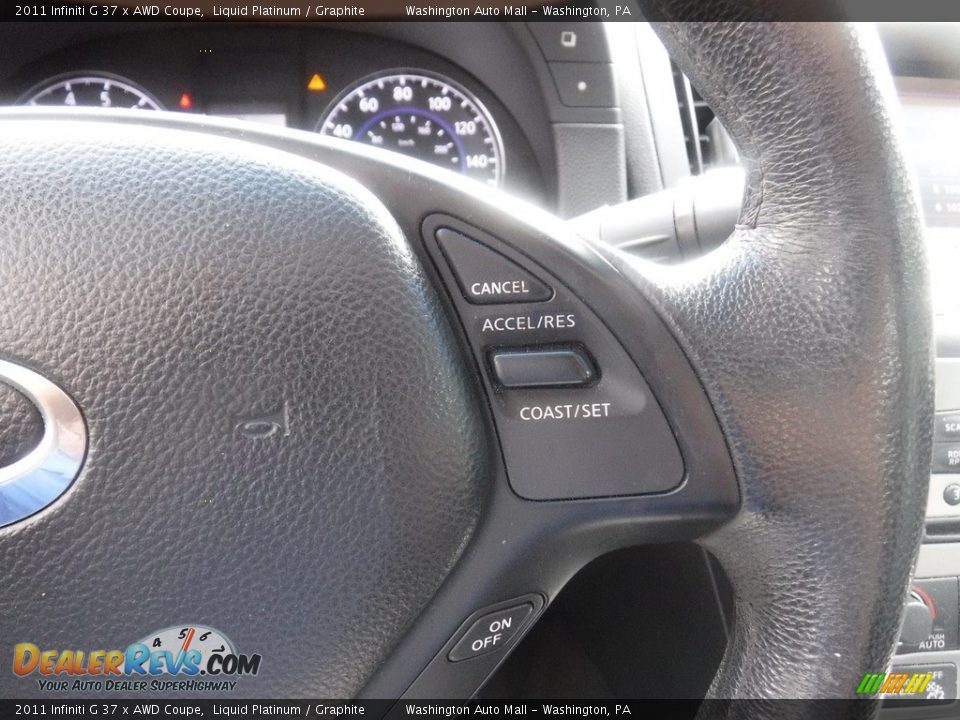 2011 Infiniti G 37 x AWD Coupe Liquid Platinum / Graphite Photo #6