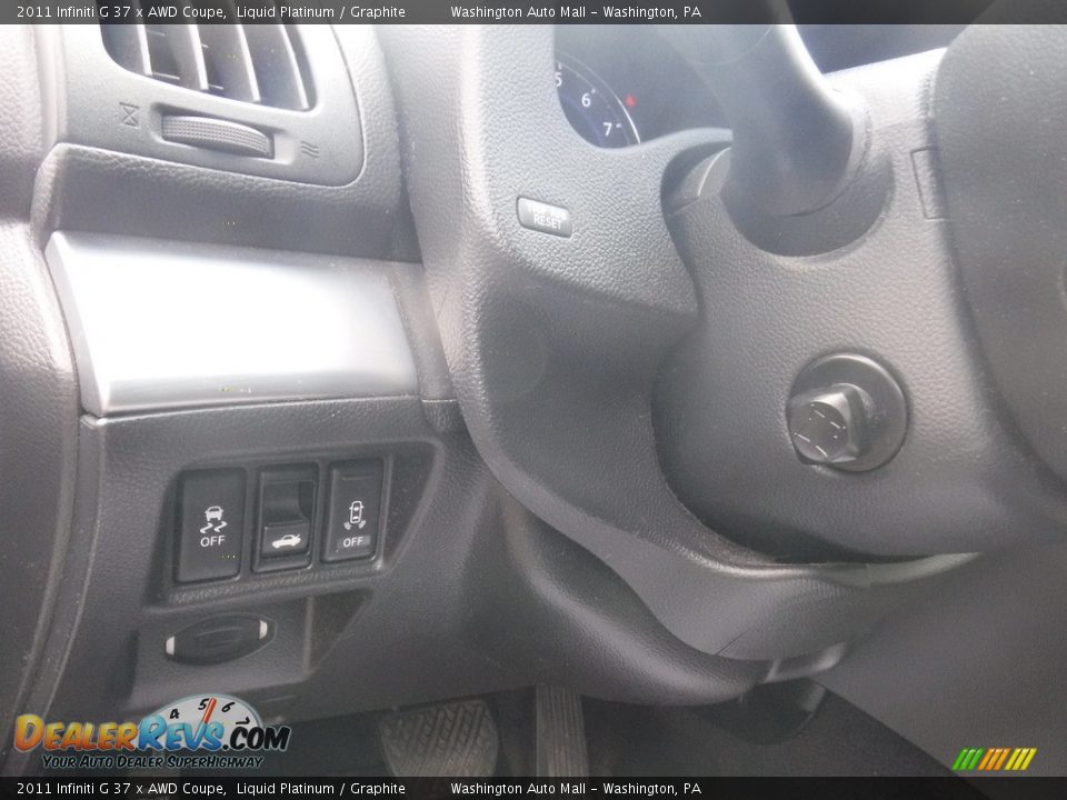 2011 Infiniti G 37 x AWD Coupe Liquid Platinum / Graphite Photo #7