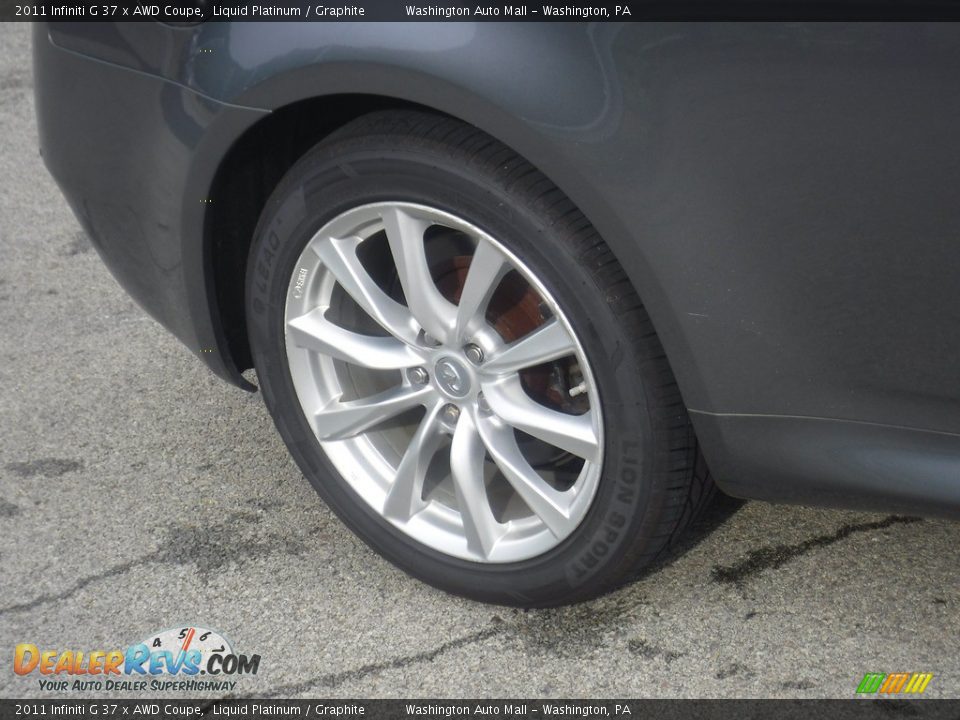 2011 Infiniti G 37 x AWD Coupe Liquid Platinum / Graphite Photo #8