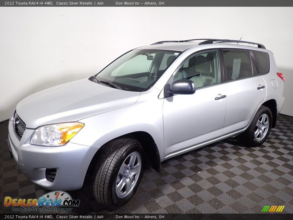 2012 Toyota RAV4 I4 4WD Classic Silver Metallic / Ash Photo #7