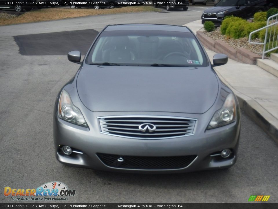 2011 Infiniti G 37 x AWD Coupe Liquid Platinum / Graphite Photo #10