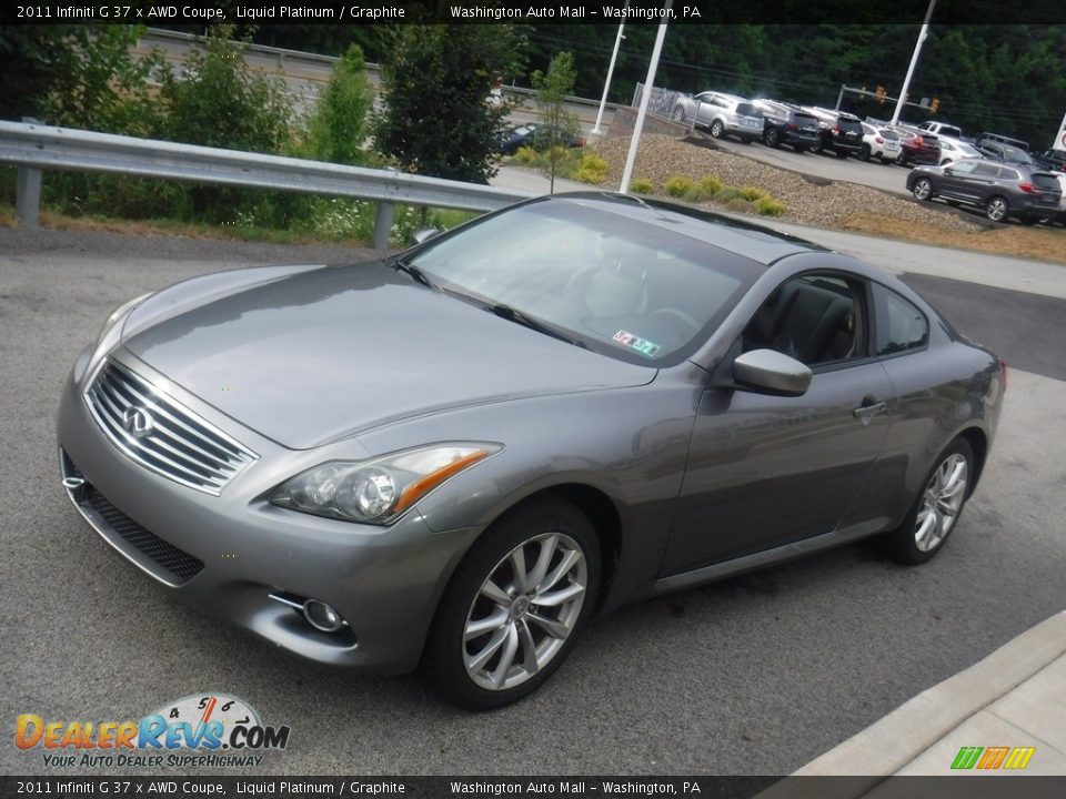 2011 Infiniti G 37 x AWD Coupe Liquid Platinum / Graphite Photo #11