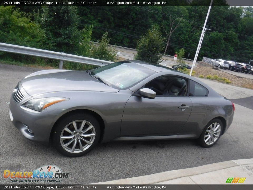 2011 Infiniti G 37 x AWD Coupe Liquid Platinum / Graphite Photo #12