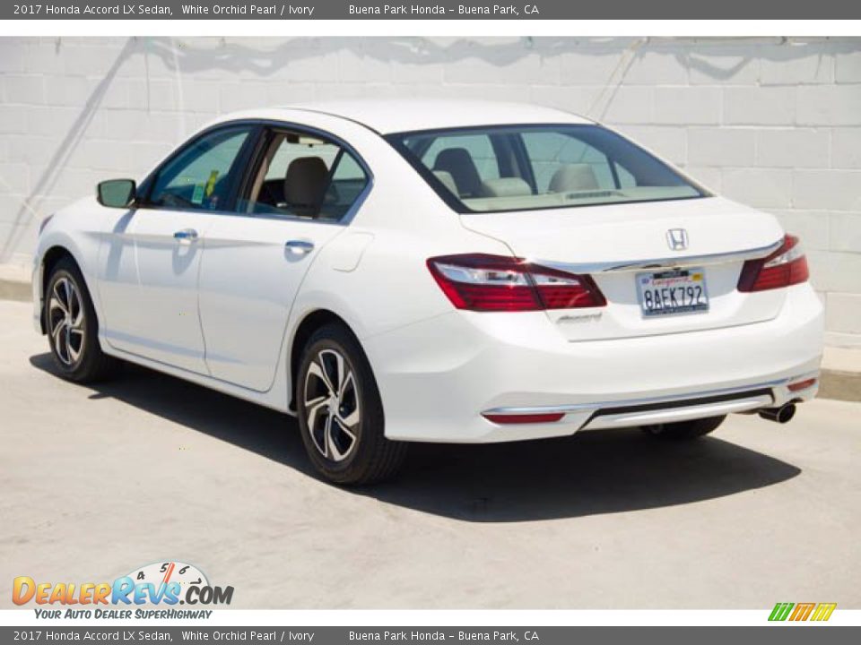 2017 Honda Accord LX Sedan White Orchid Pearl / Ivory Photo #2