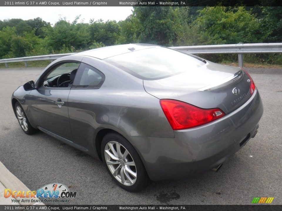 2011 Infiniti G 37 x AWD Coupe Liquid Platinum / Graphite Photo #13