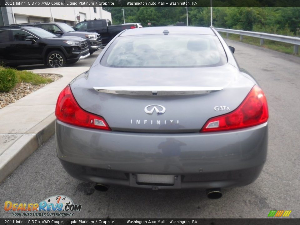2011 Infiniti G 37 x AWD Coupe Liquid Platinum / Graphite Photo #14