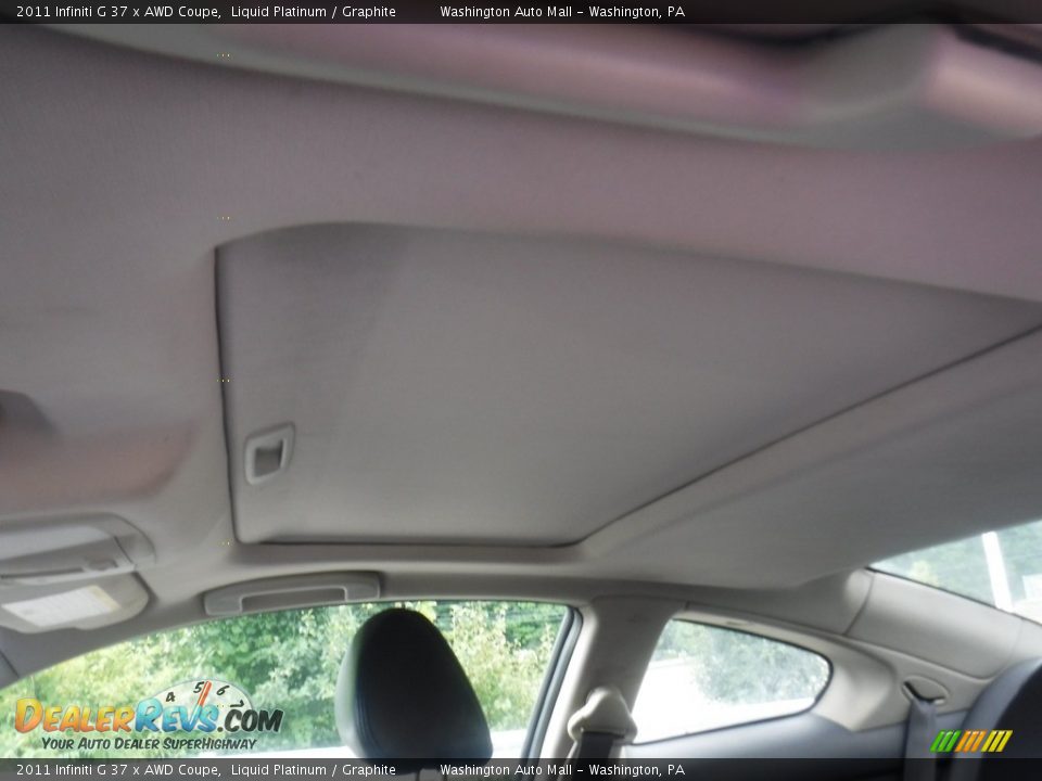 2011 Infiniti G 37 x AWD Coupe Liquid Platinum / Graphite Photo #16