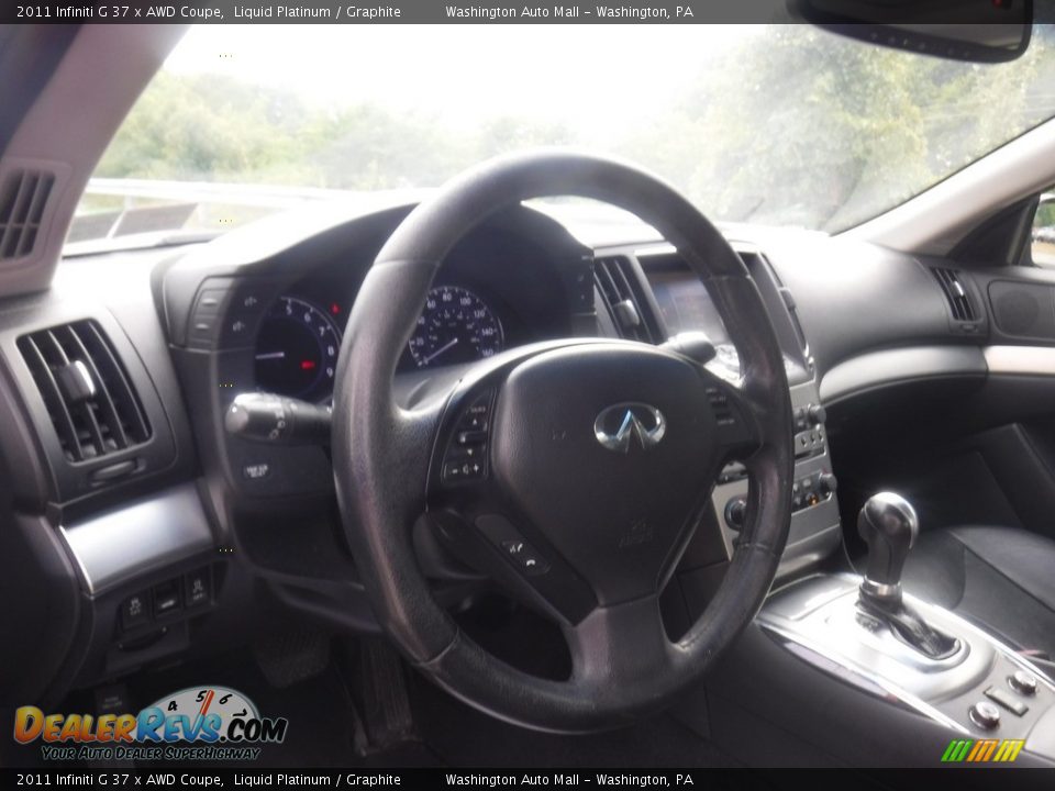 2011 Infiniti G 37 x AWD Coupe Liquid Platinum / Graphite Photo #17