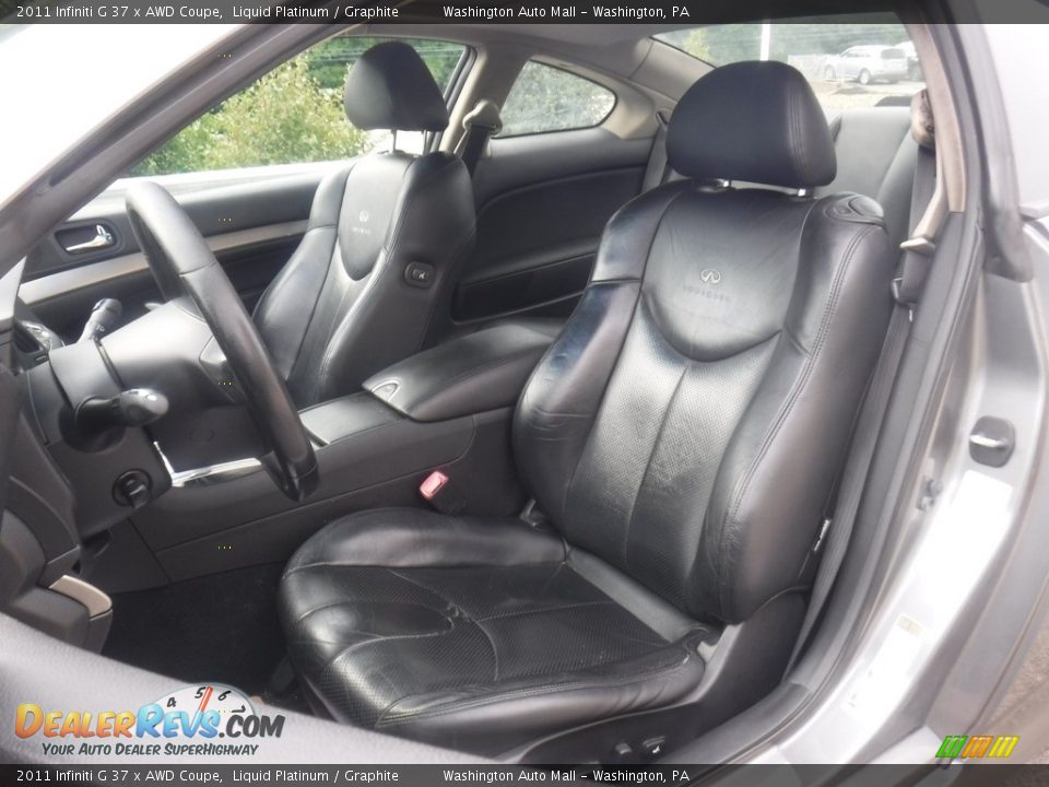 2011 Infiniti G 37 x AWD Coupe Liquid Platinum / Graphite Photo #18