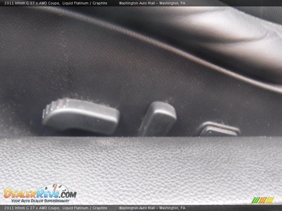2011 Infiniti G 37 x AWD Coupe Liquid Platinum / Graphite Photo #19