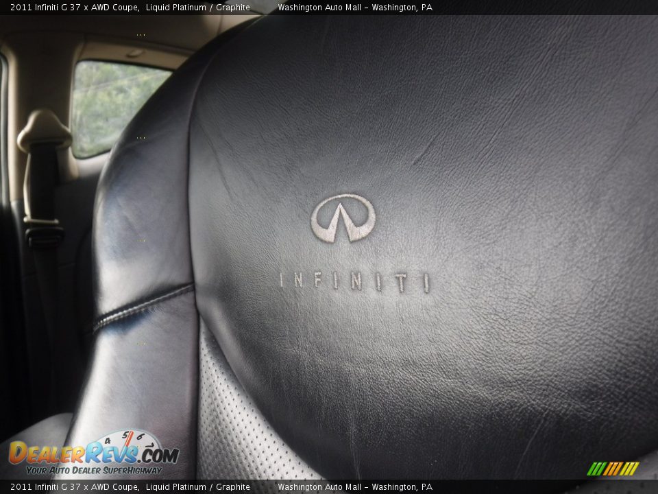 2011 Infiniti G 37 x AWD Coupe Liquid Platinum / Graphite Photo #20