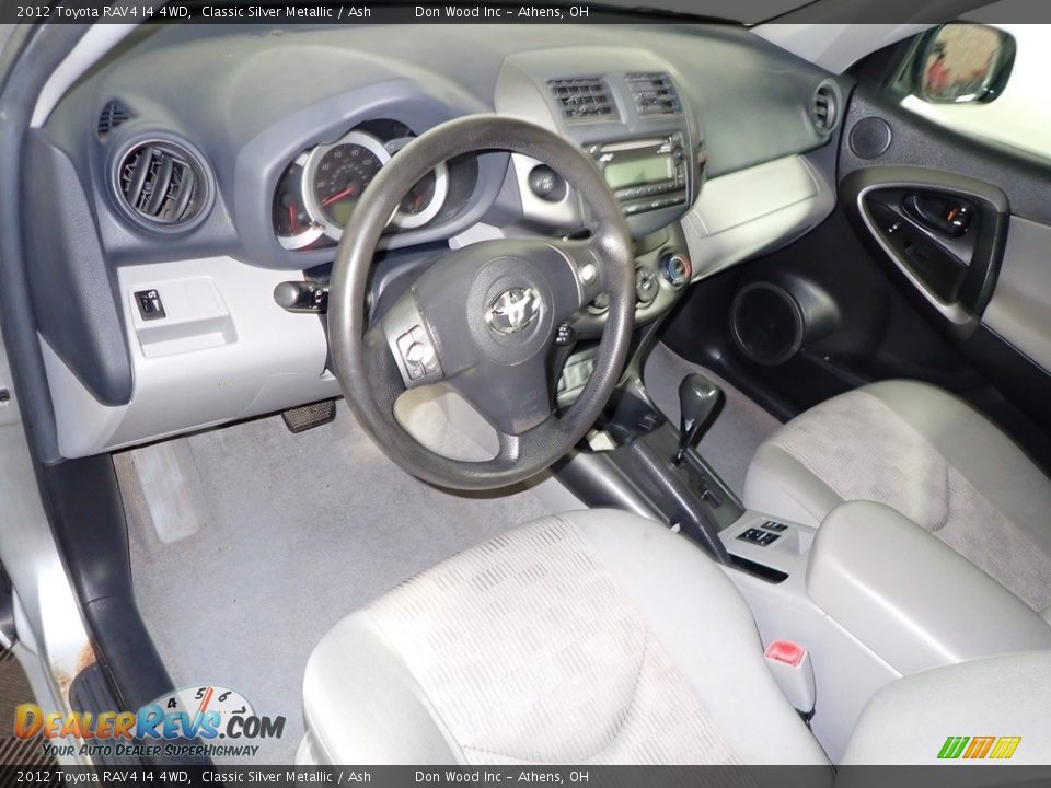 2012 Toyota RAV4 I4 4WD Classic Silver Metallic / Ash Photo #19