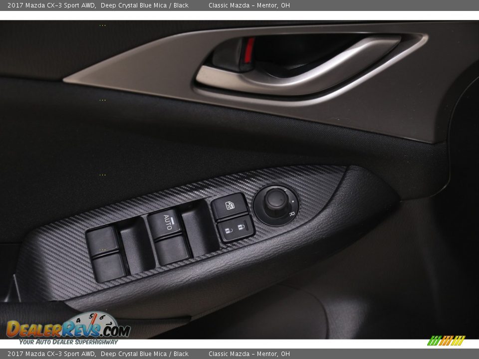 2017 Mazda CX-3 Sport AWD Deep Crystal Blue Mica / Black Photo #5