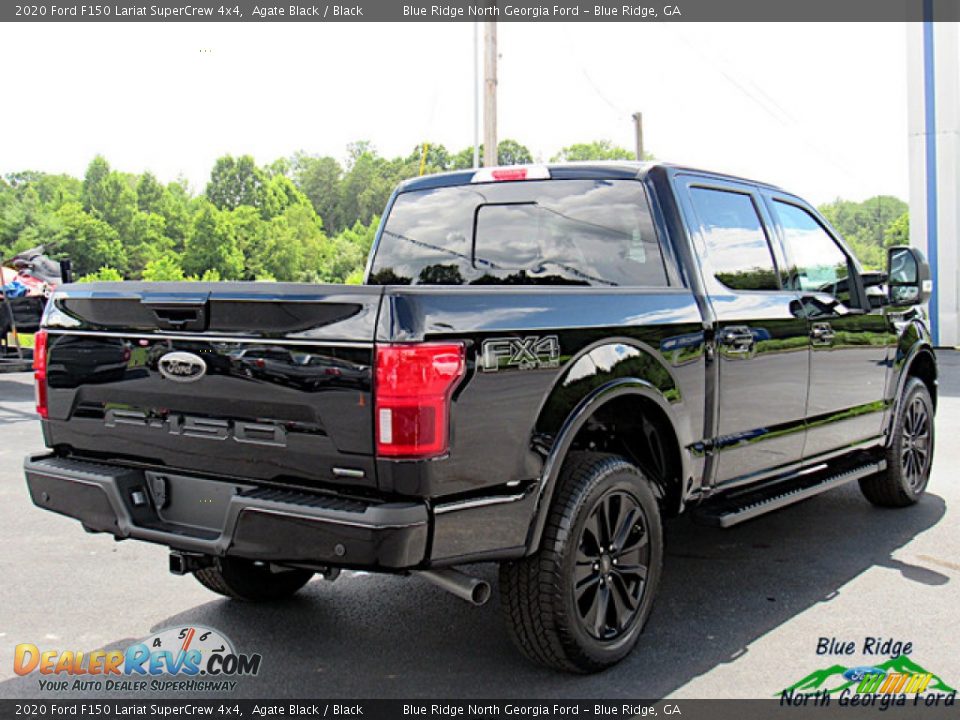 2020 Ford F150 Lariat SuperCrew 4x4 Agate Black / Black Photo #5