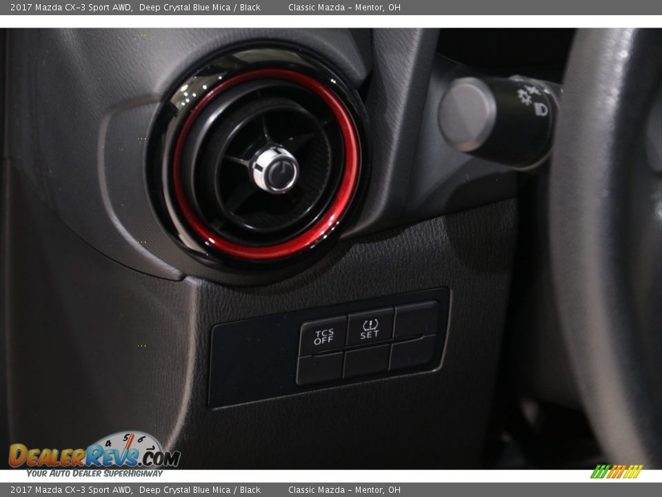 2017 Mazda CX-3 Sport AWD Deep Crystal Blue Mica / Black Photo #6
