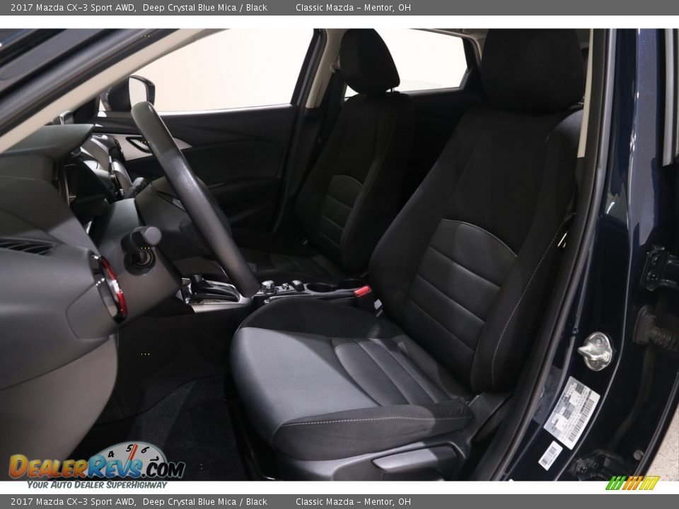 2017 Mazda CX-3 Sport AWD Deep Crystal Blue Mica / Black Photo #7