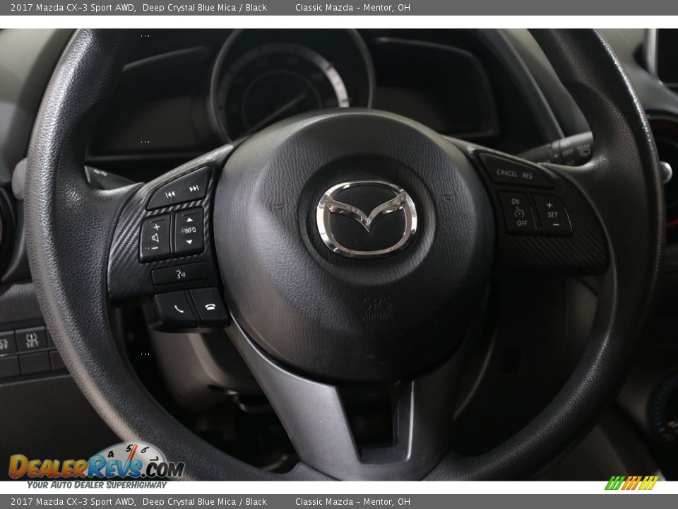 2017 Mazda CX-3 Sport AWD Deep Crystal Blue Mica / Black Photo #9